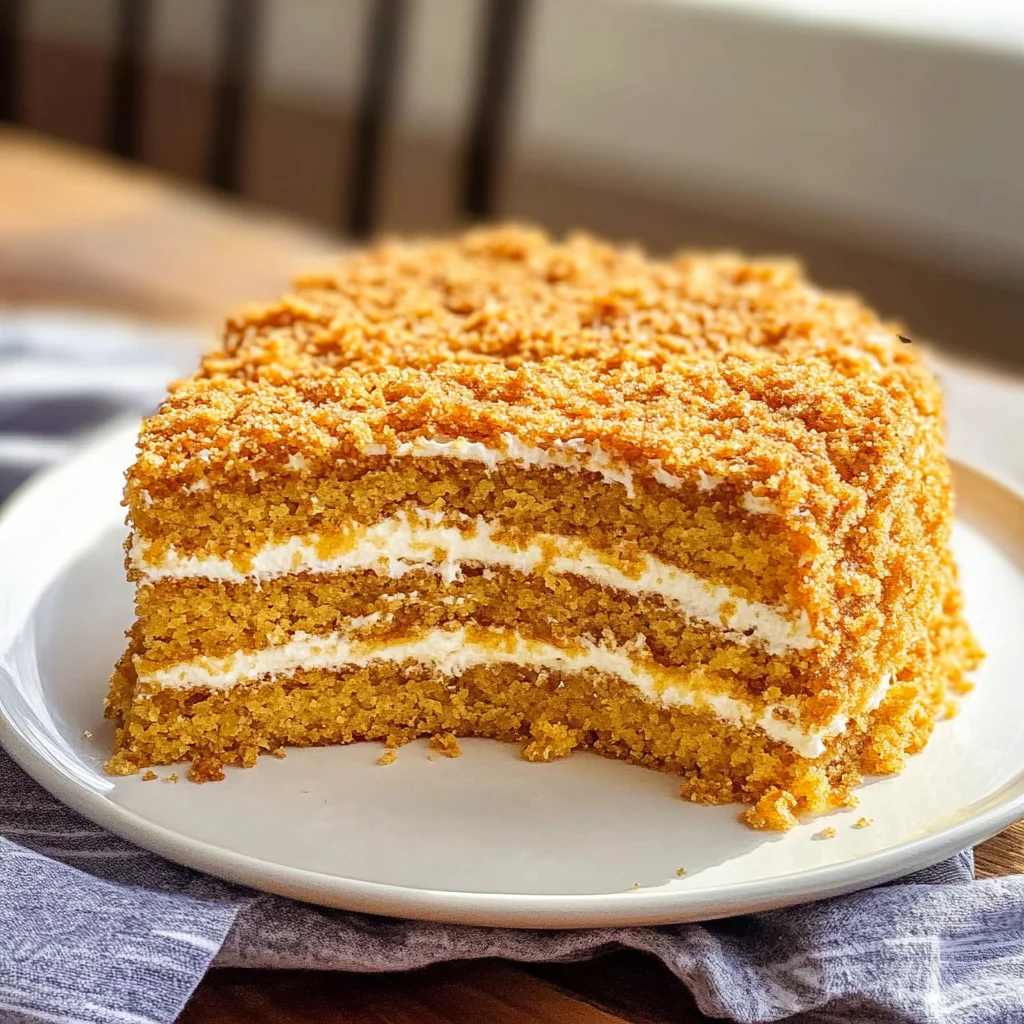 Russian Honey Cake Recipe (Medovik)