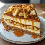 Salted Caramel Apple Pie Cheesecake