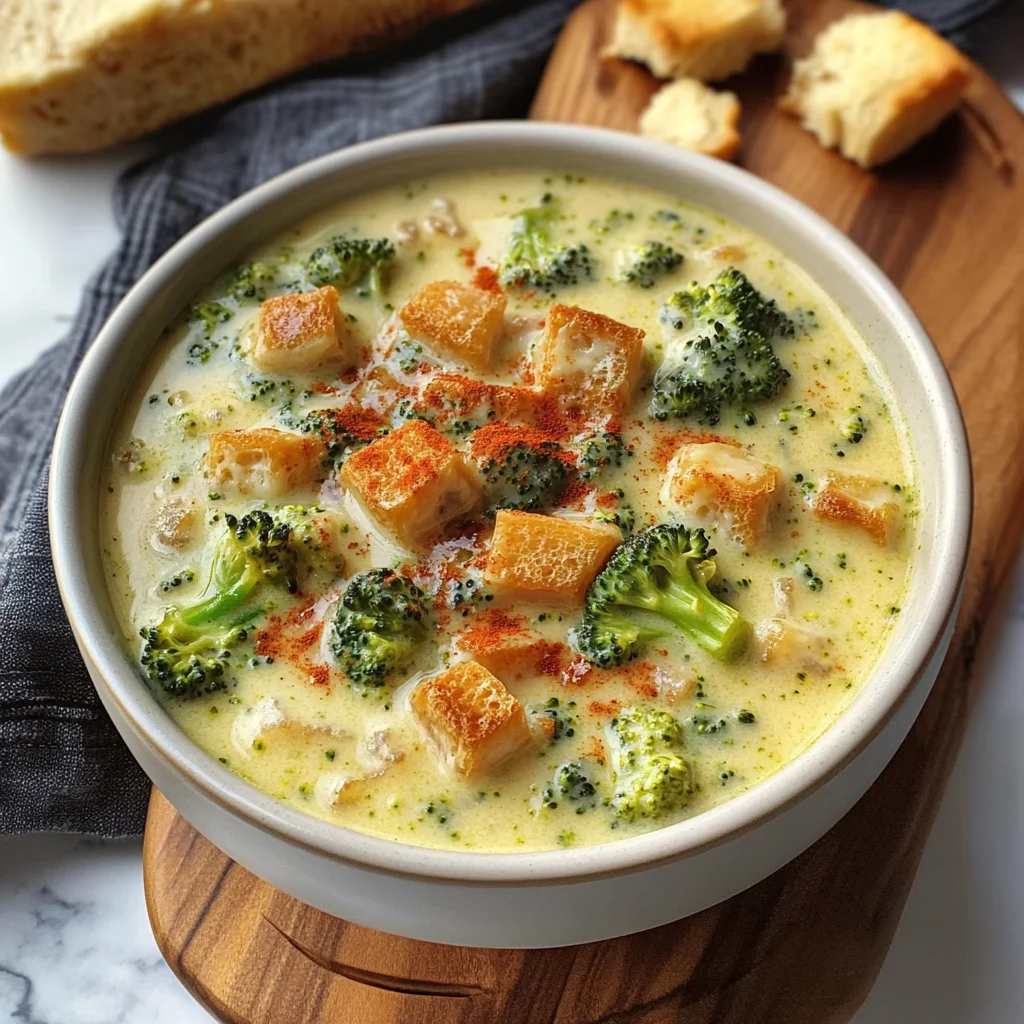 Smoked Gouda Broccoli Soup