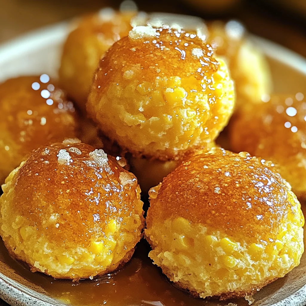 Southern-Style Honey Butter Cornbread Poppers