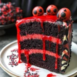 Spooky Halloween Marble Cake