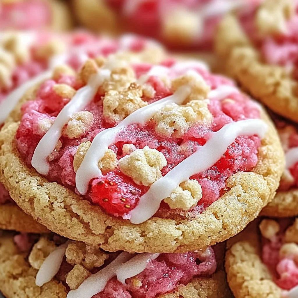 Strawberry Crunch Cookies