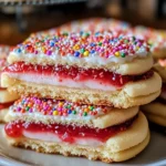 Strawberry Pop Tart Sugar Cookies