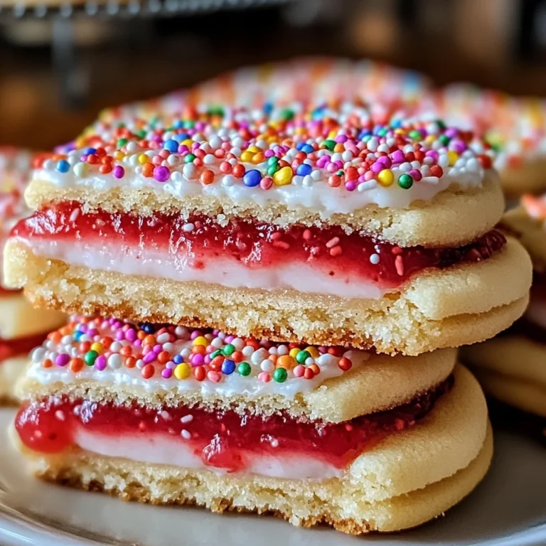 Strawberry Pop Tart Sugar Cookies