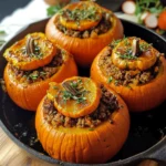Stuffed Mini Pumpkins Recipe
