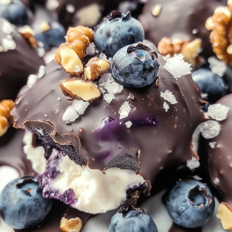 Wholesome Frozen Blueberry Yogurt Clusters