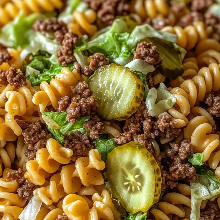 Big Mac Pasta Salad
