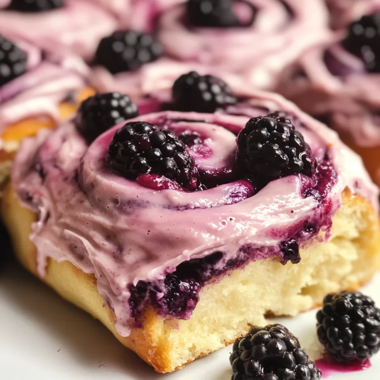 Blackberry Cinnamon Rolls