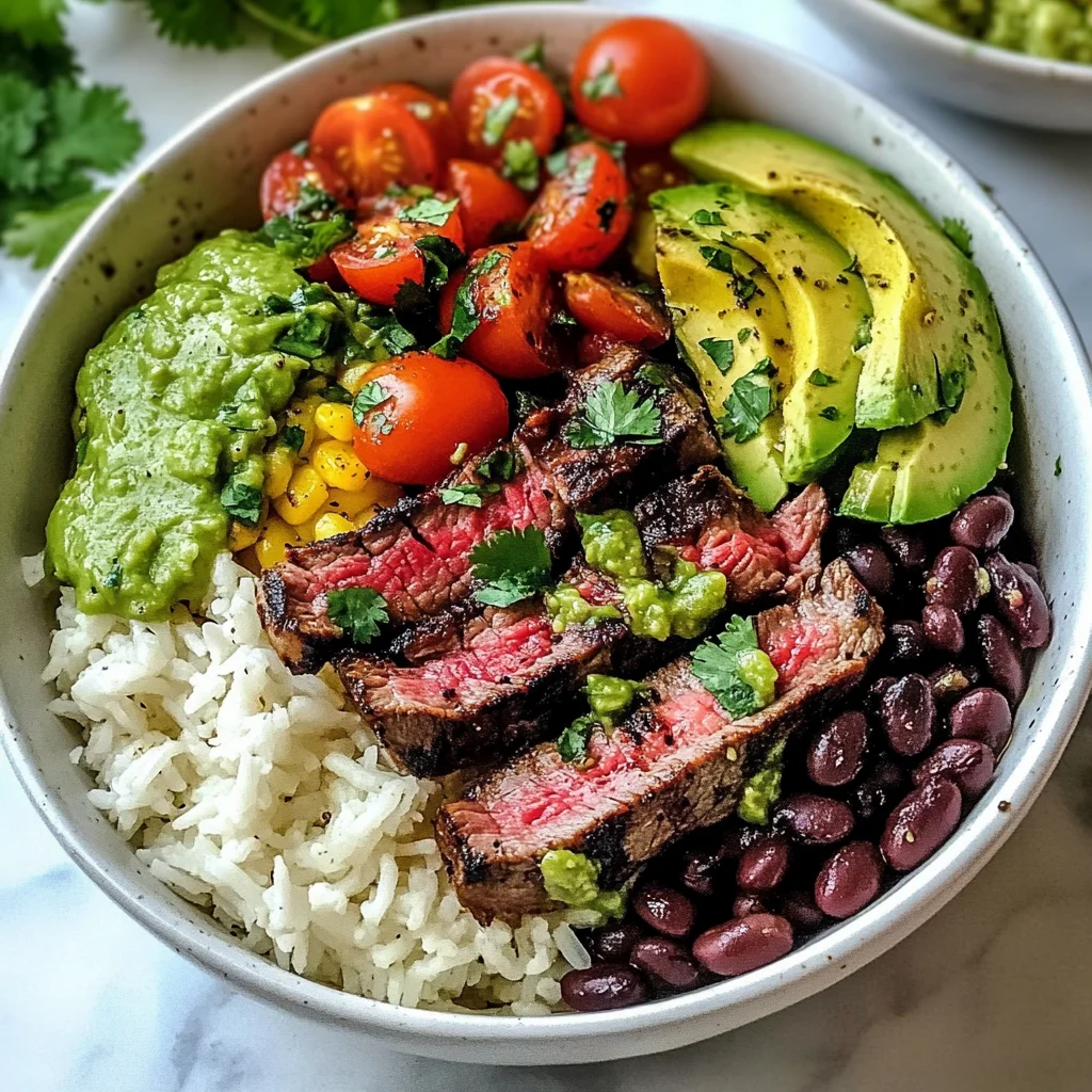 Cilantro Lime Steak Bowls