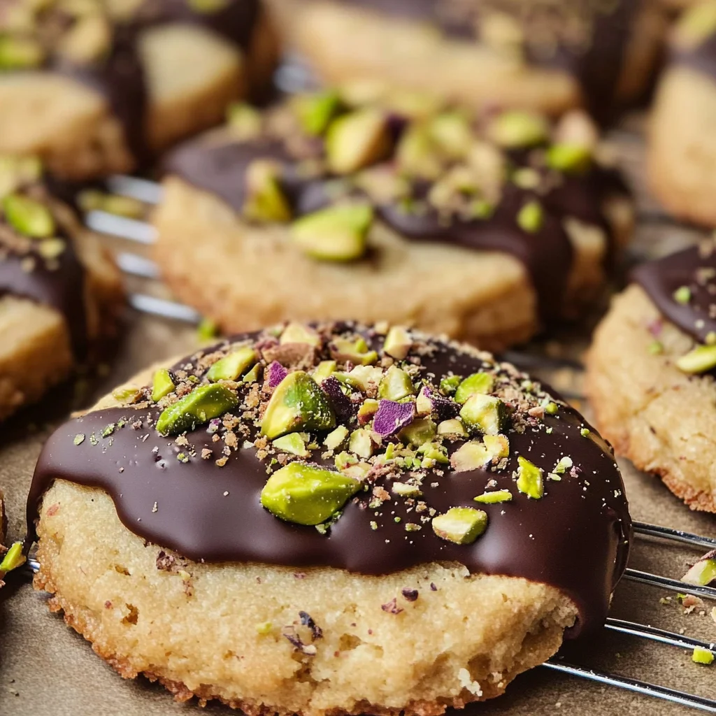Pistachio Shortbread Cookies