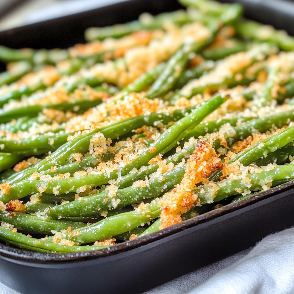 Roasted Parmesan Green Beans