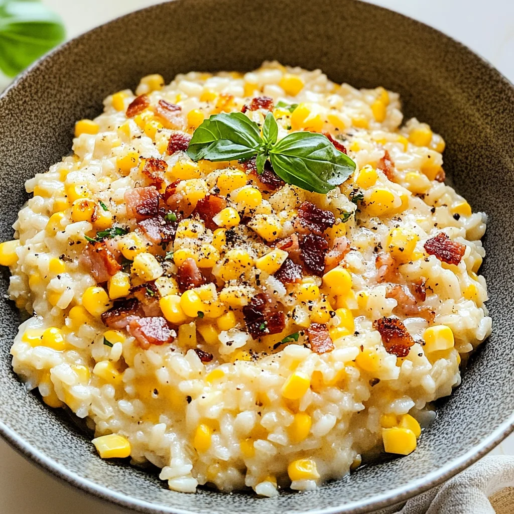 Sweet Corn Risotto