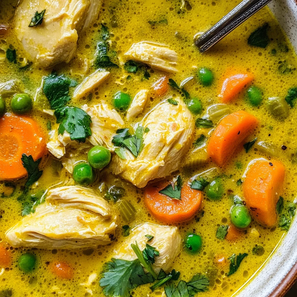 Anti Inflammatory Turmeric Chicken Soup