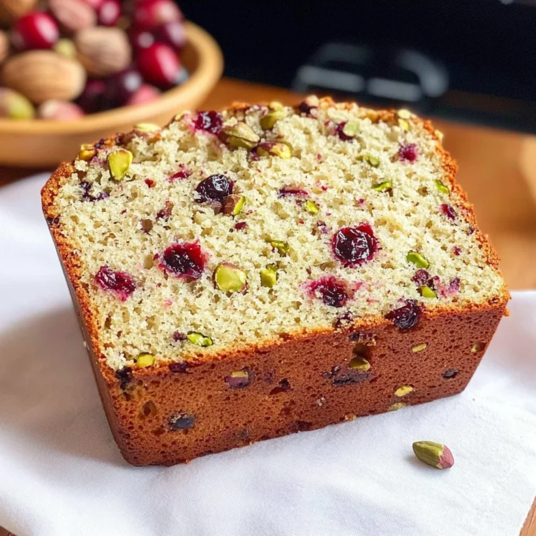 Cranberry Pistachio Bread