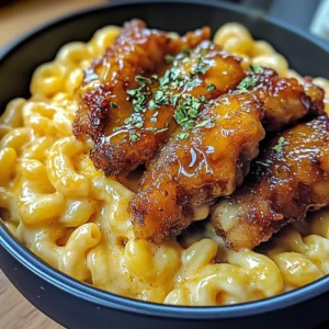 Hot Honey Chicken Mac N Cheese