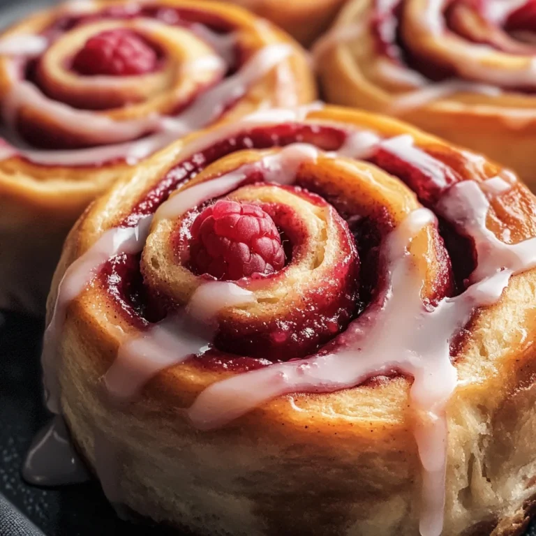Raspberry Cinnamon Rolls