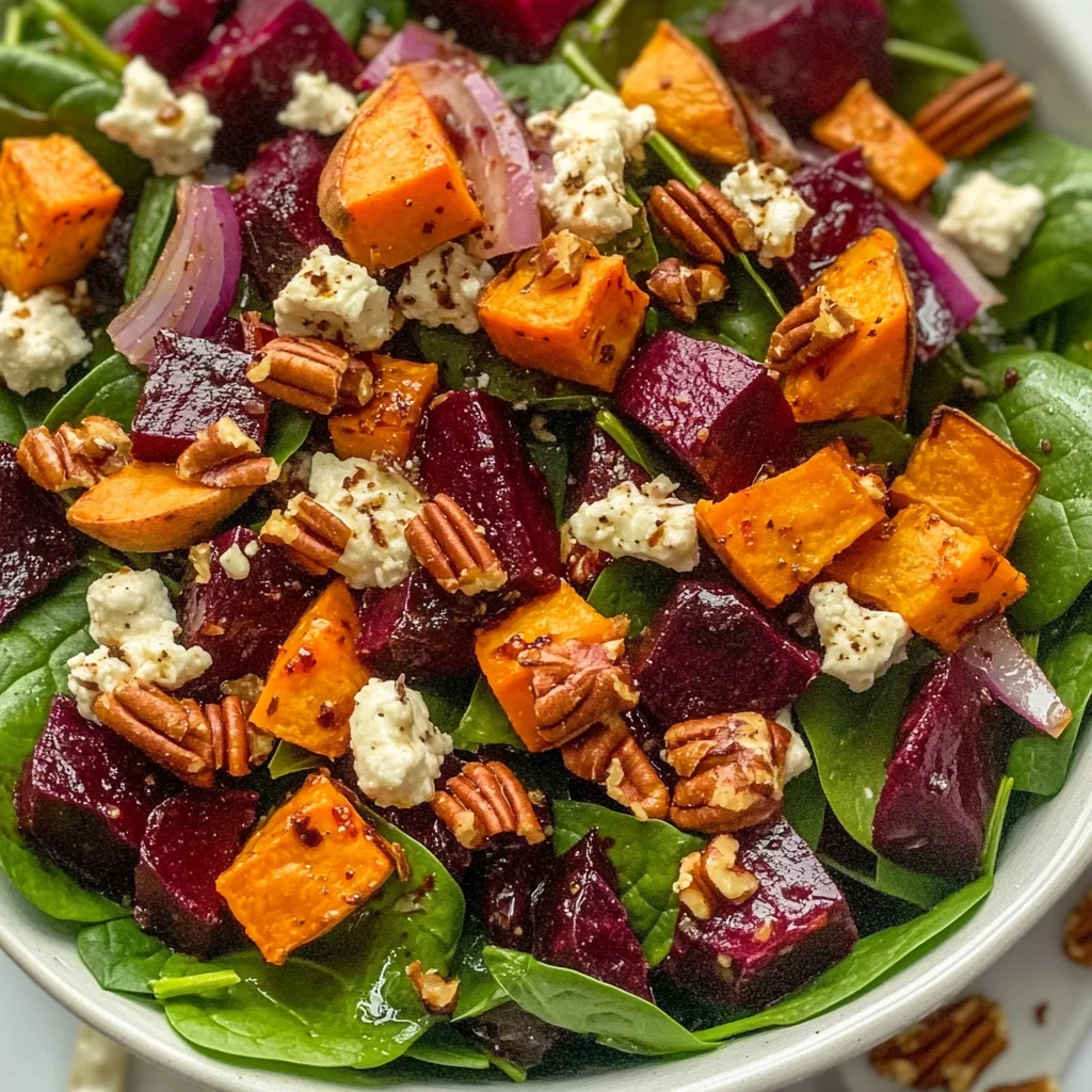 Roasted Beet Sweet Potato Salad: A Delicious & Healthy Recipe