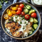 Creamy Chicken Bowls with Feta Sauce