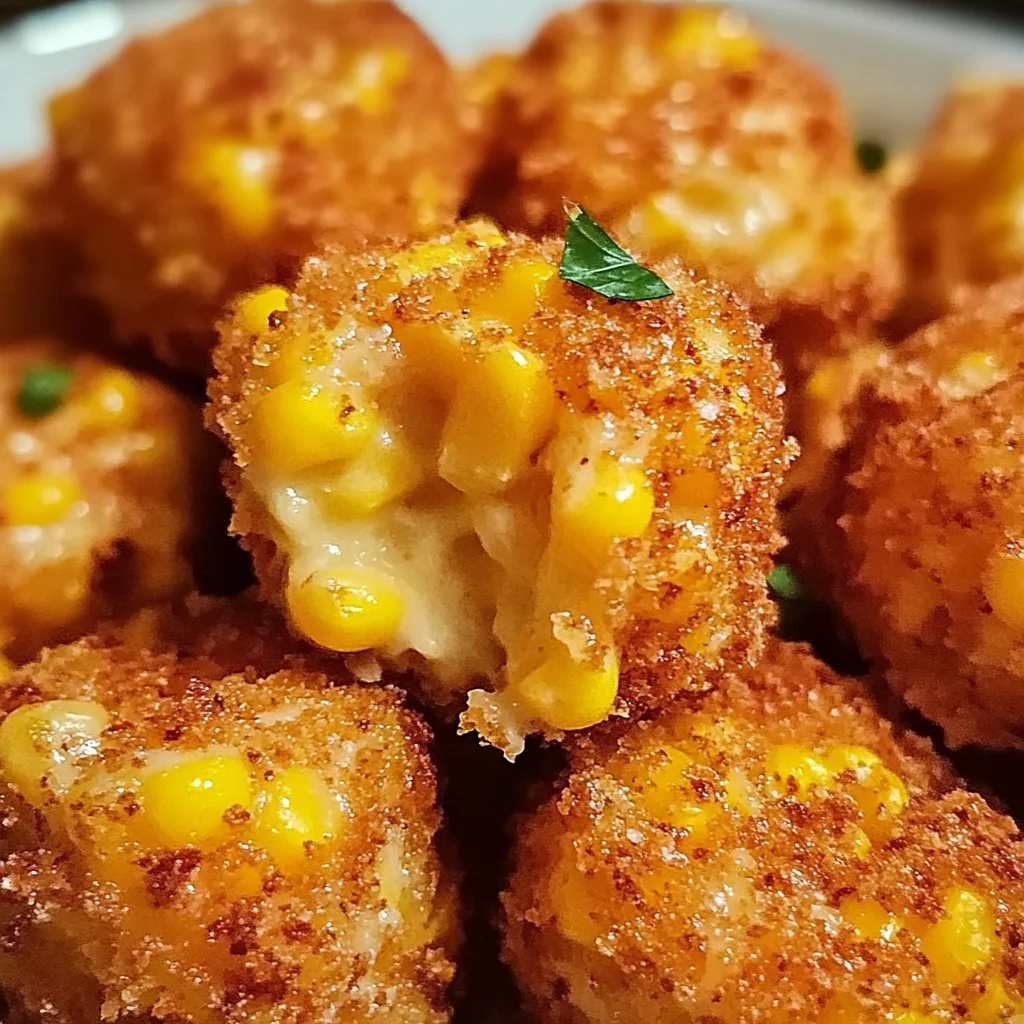 Crispy Corn Cheese Bites
