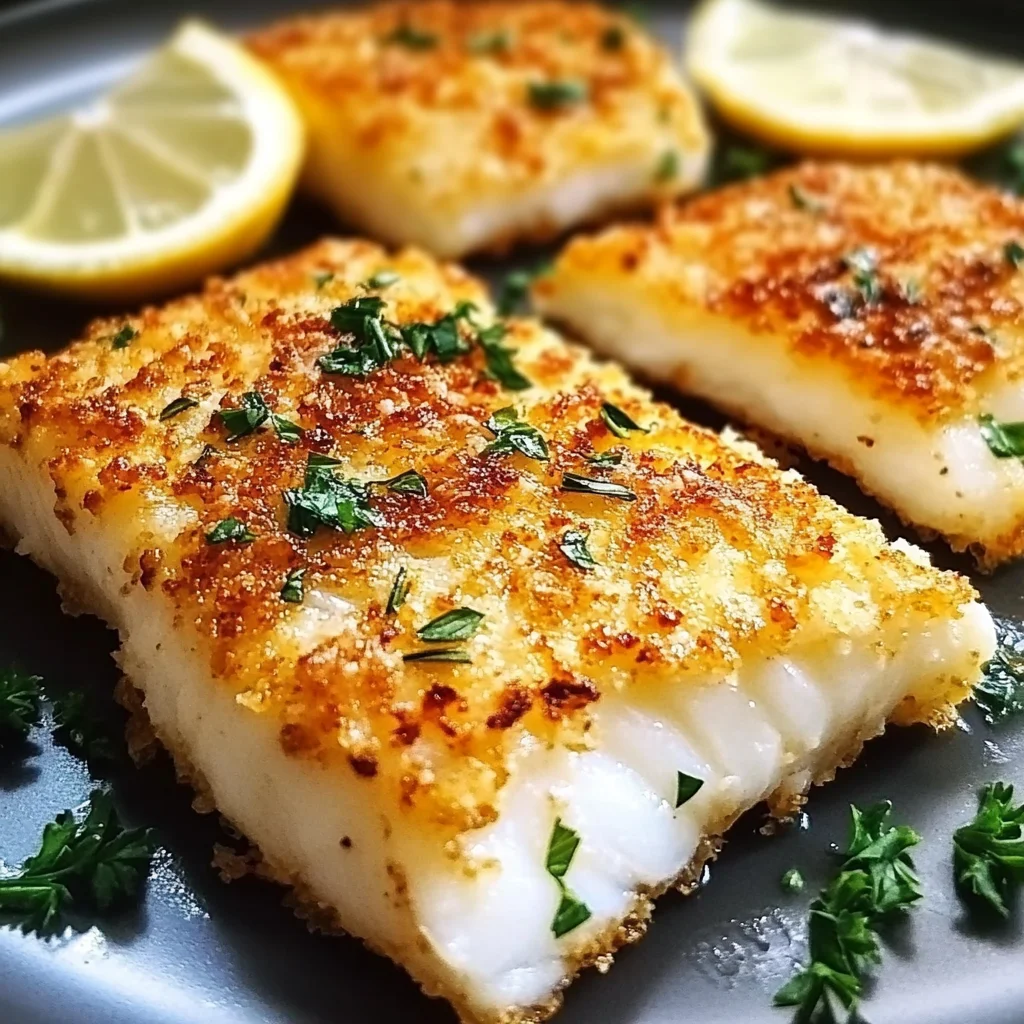 Crispy Parmesan Crusted Fish