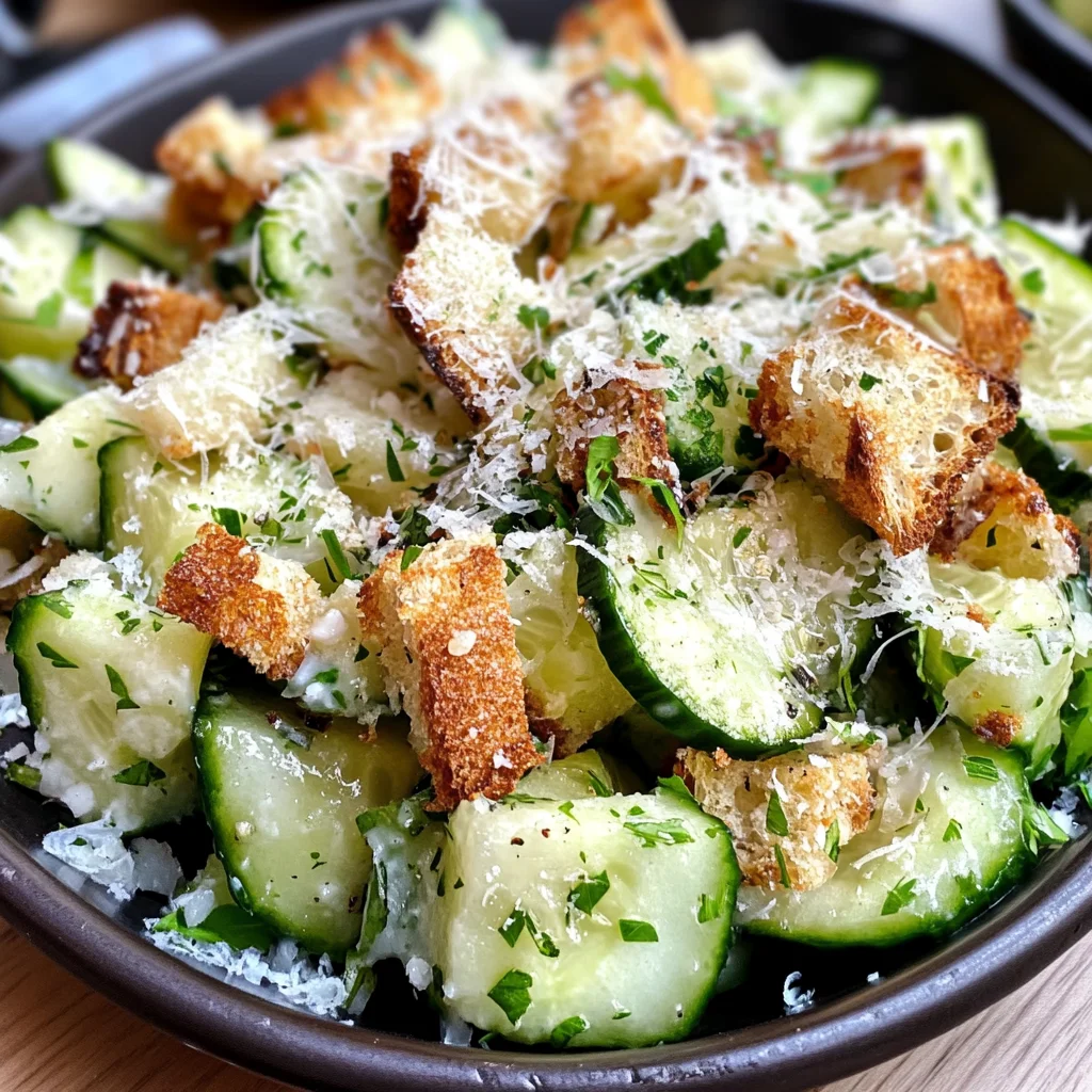 Cucumber Caesar Salad: A Refreshing Twist on a Classic