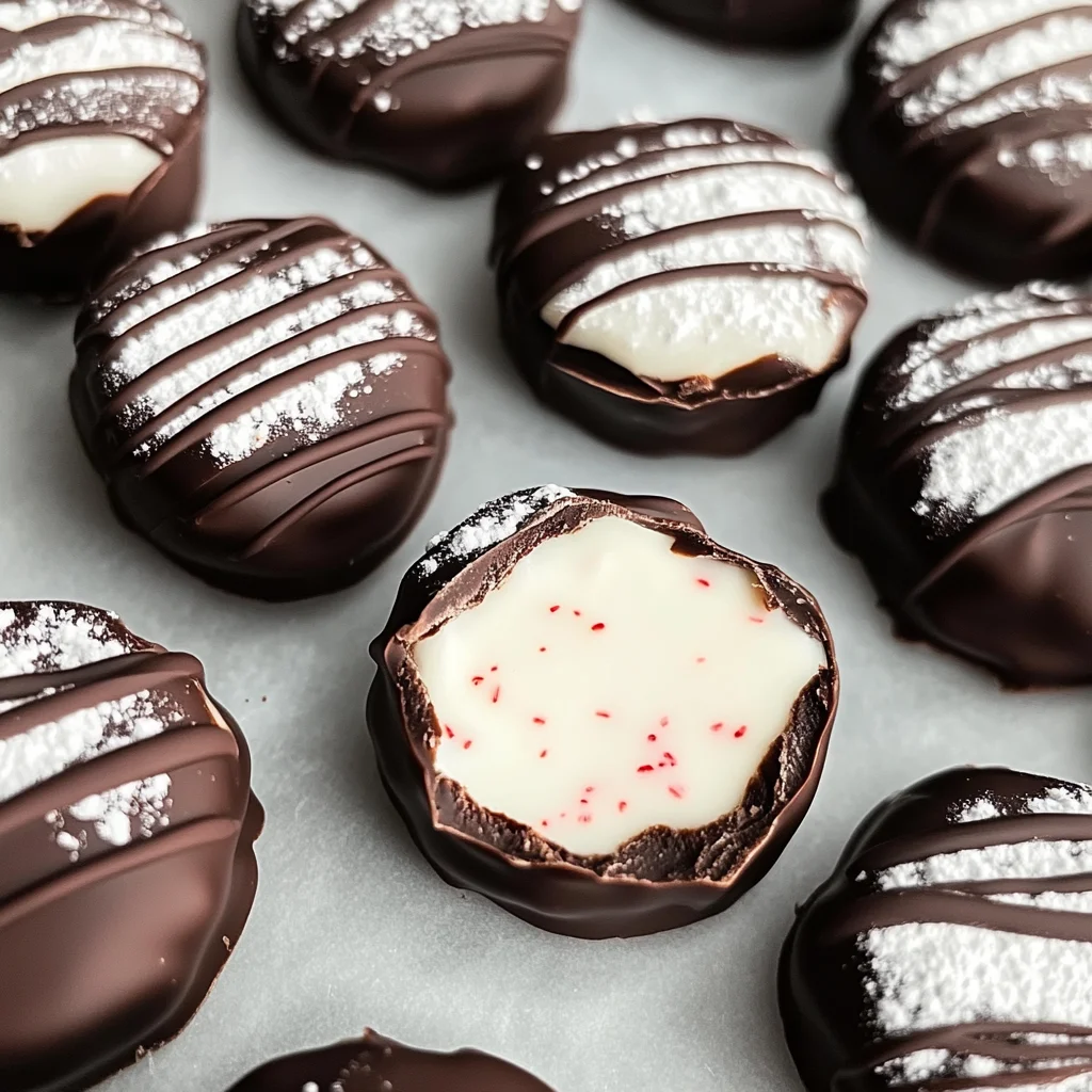 Easy Christmas Peppermint Creams