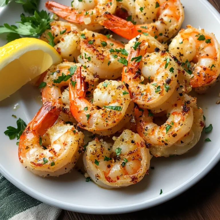 Garlic Parmesan Roasted Shrimp Recipe
