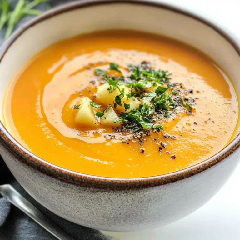 Hearty Apple and Carrot Ginger Soup in 30 Minutes Flat!