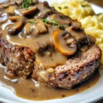 Meatloaf with Mushroom Gravy