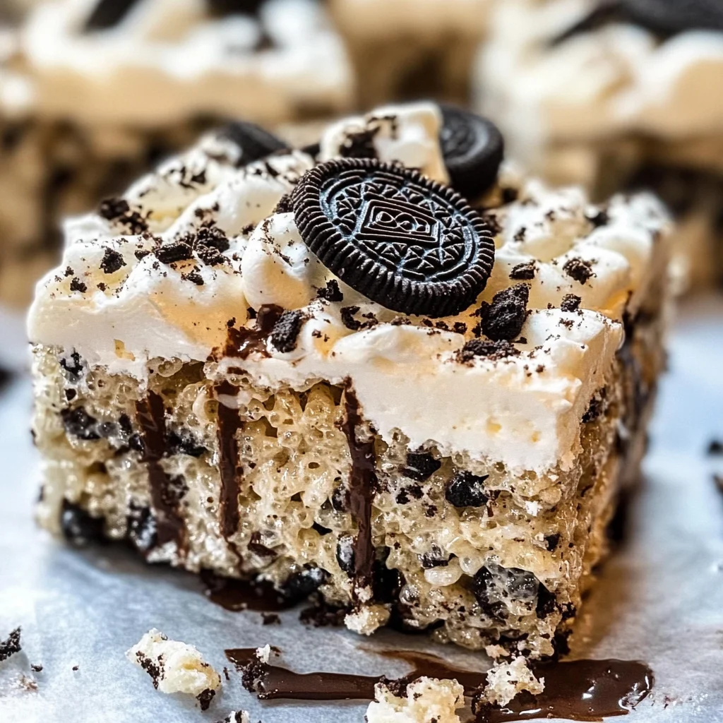 Oreo Rice Krispies Treats