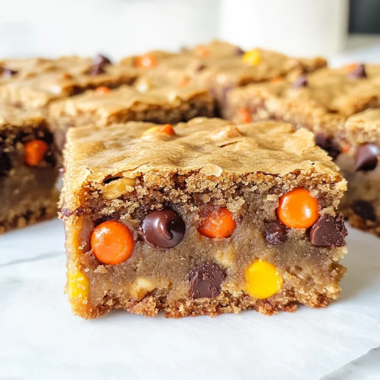 Peanut Butter Blondies