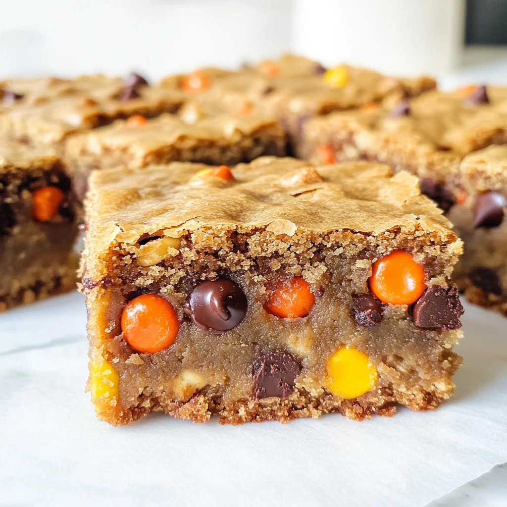 Peanut Butter Blondies