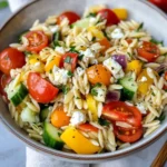 Rainbow Orzo Salad