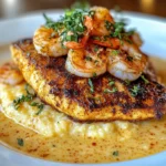 Red Snapper Shrimp Grits Cajun