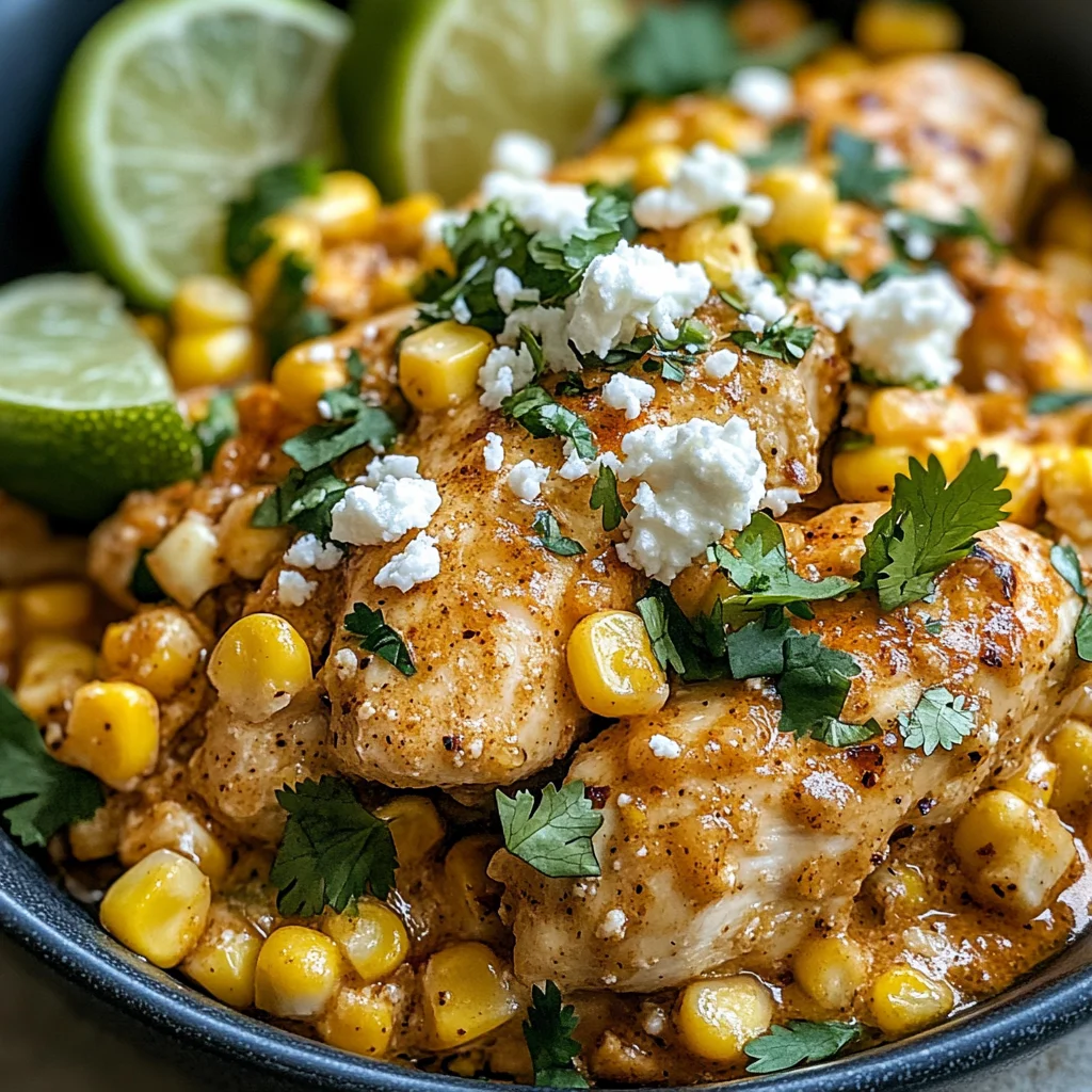 Slow Cooker Street Corn Chicken: Creamy Comfort in Every Bite