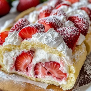 Strawberry Shortcake Cheesecake Rolls