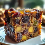 Traditional Rum-Soaked Fruit Cake