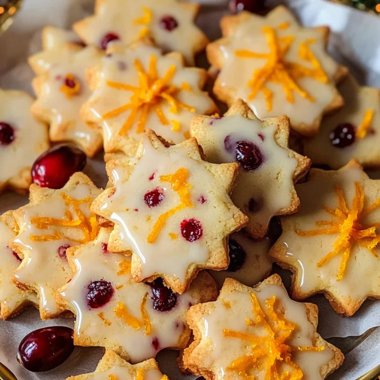 Cranberry Orange Shortbread Cookies Recipe
