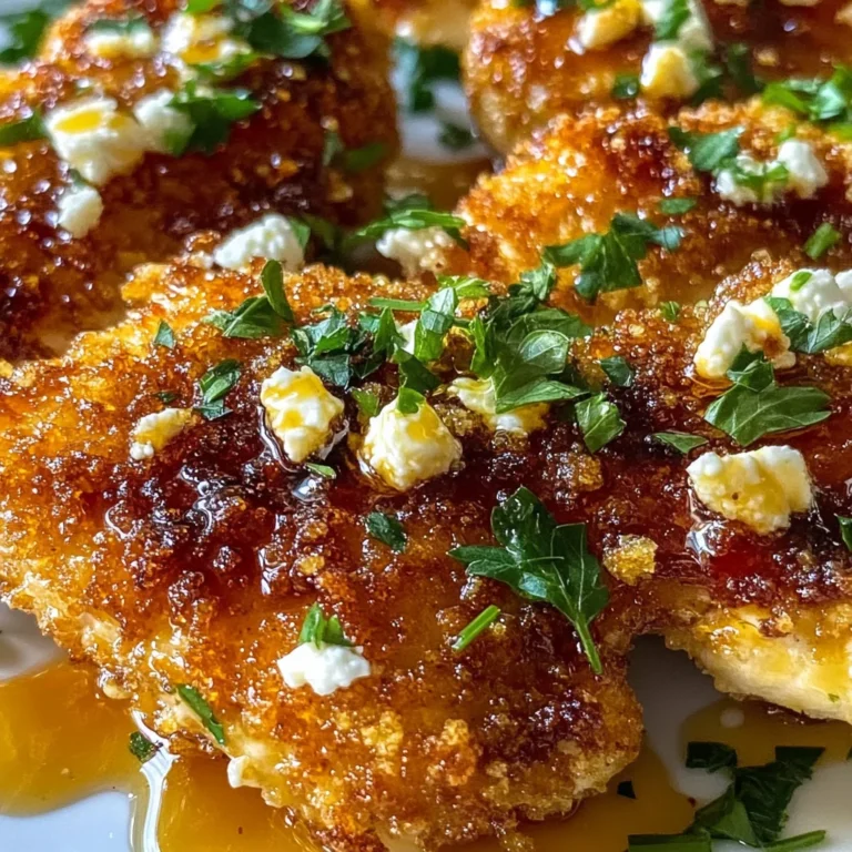 Crispy Hot Honey Feta Chicken