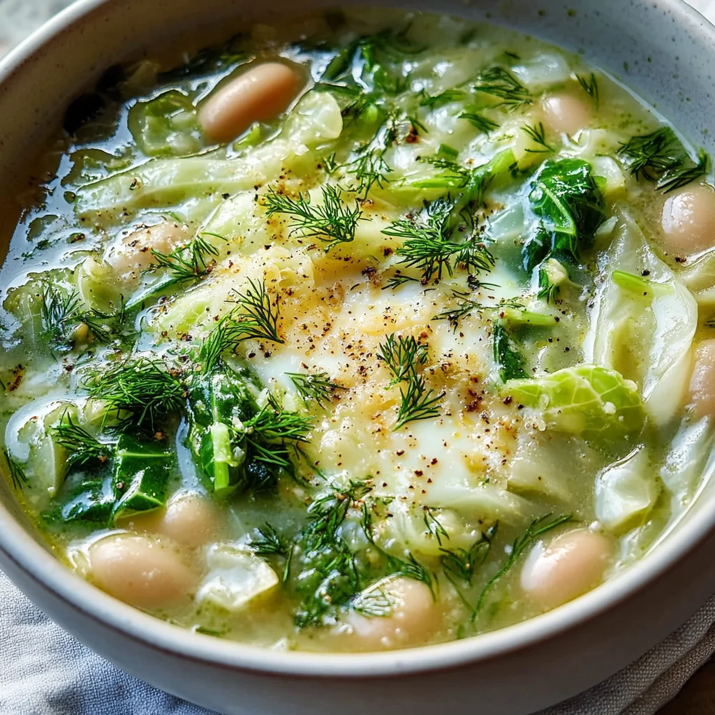 Lemon Dill Cabbage Soup