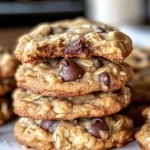 Peanut Butter Oatmeal Chocolate Chip Cookies