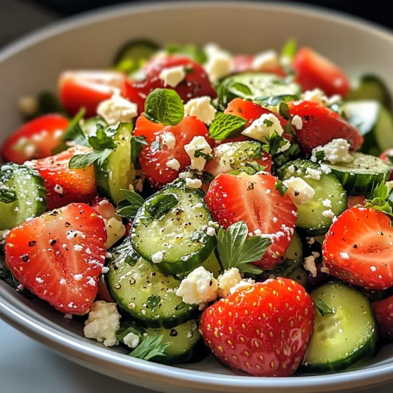 Strawberry Cucumber Salad Recipe