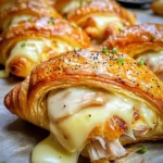 Baked Turkey and Cheese Croissants