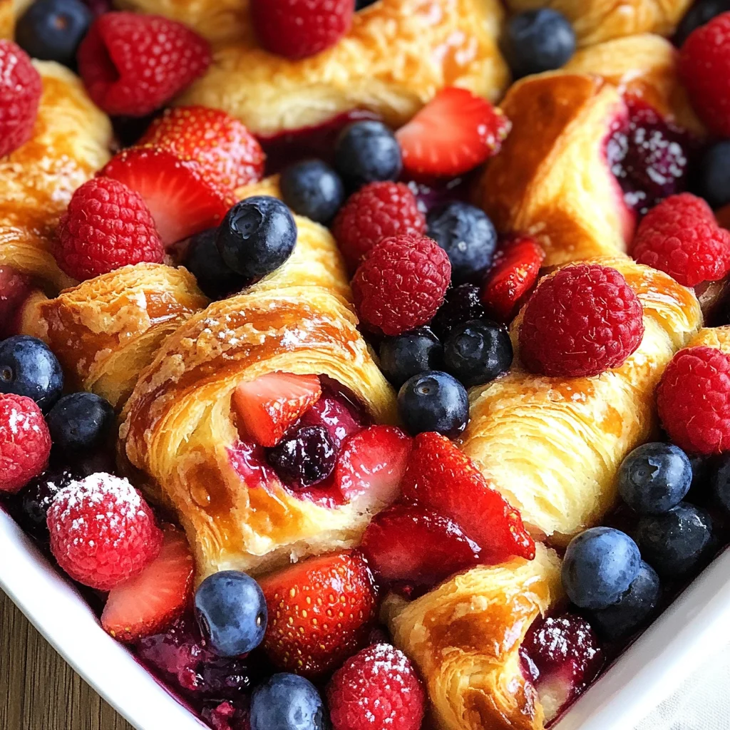 Berry Croissant Bake