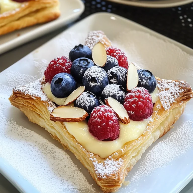 Berry Custard Pastry with Italian Crema Pasticcera
