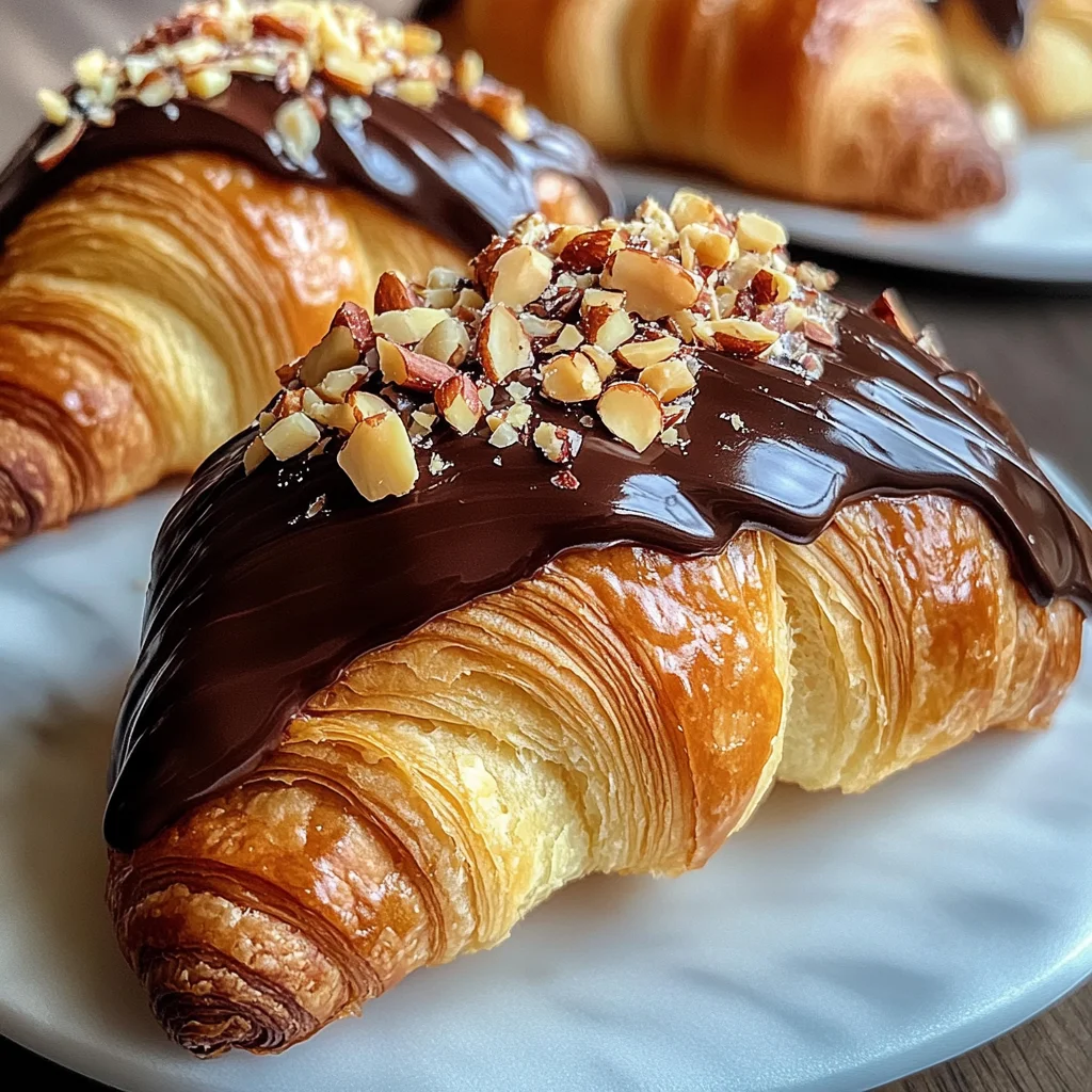 Boston Cream Pie Croissants - Decadent Pastry Dream