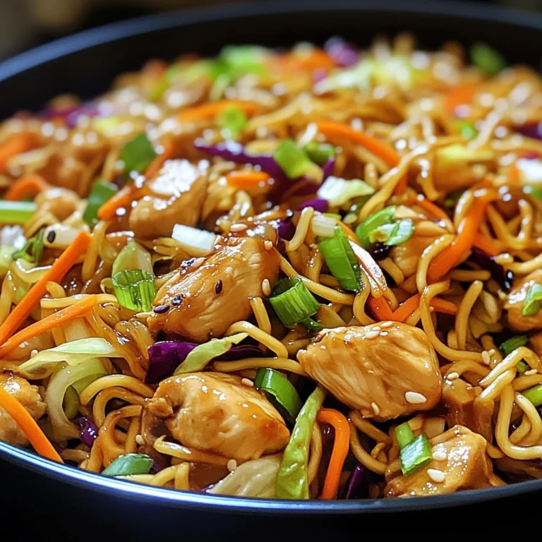 Chicken Chow Mein with The Best Chow Mein Sauce