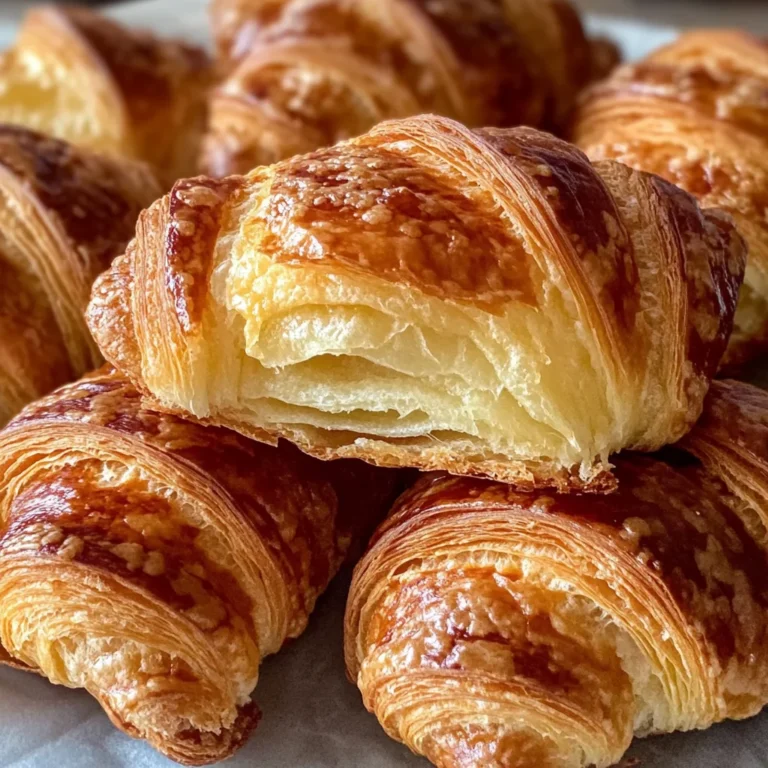 Crispy Croissant Layers Recipe Easy Homemade Flaky Pastries Guide