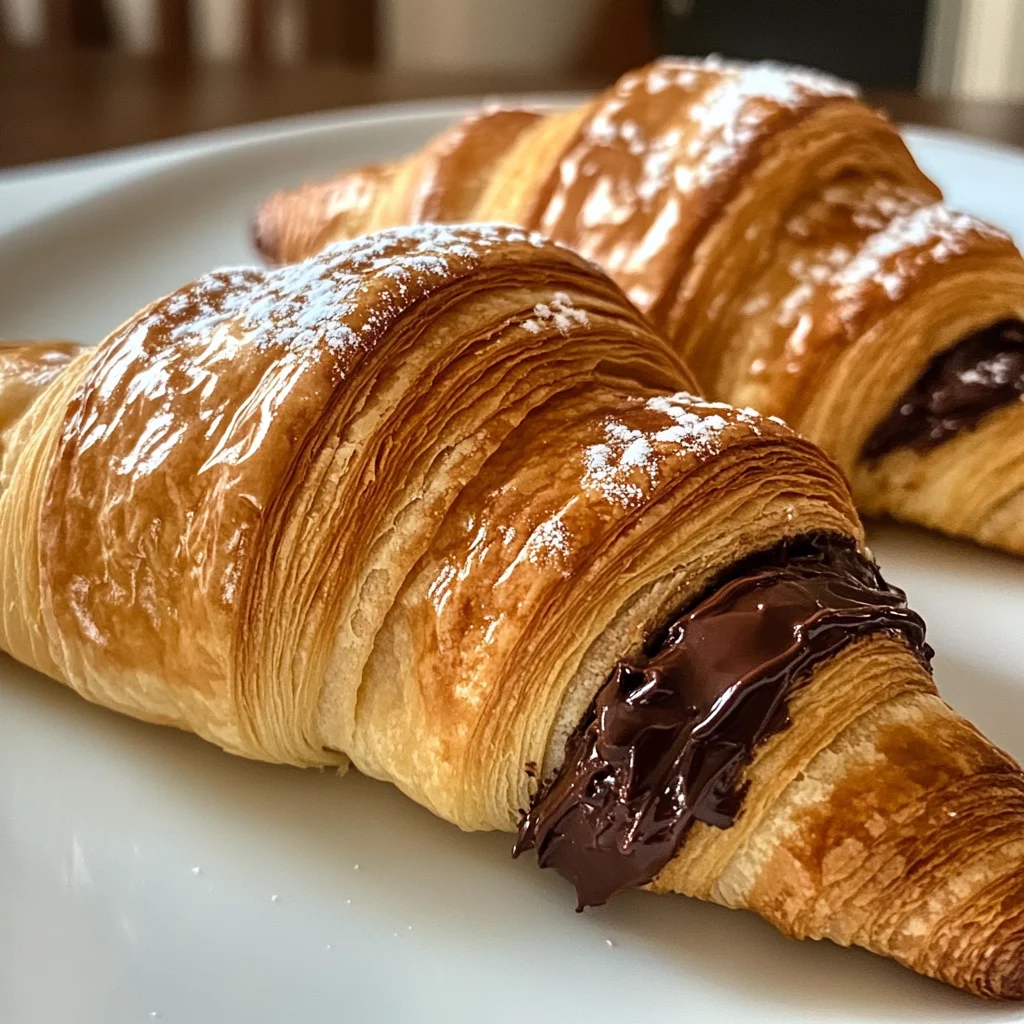 Deliciously Flaky Homemade Chocolate Croissants Made Easy