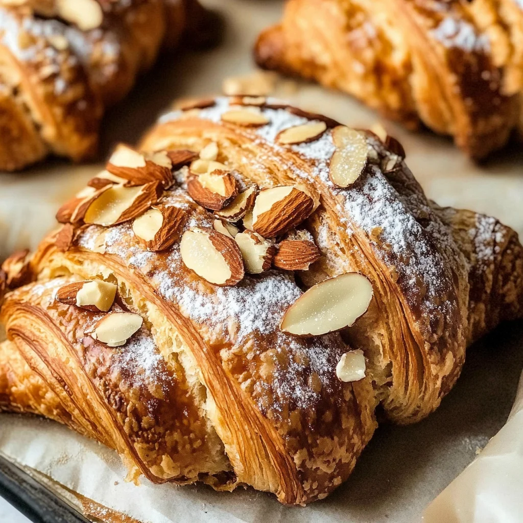 Easy Almond Croissants